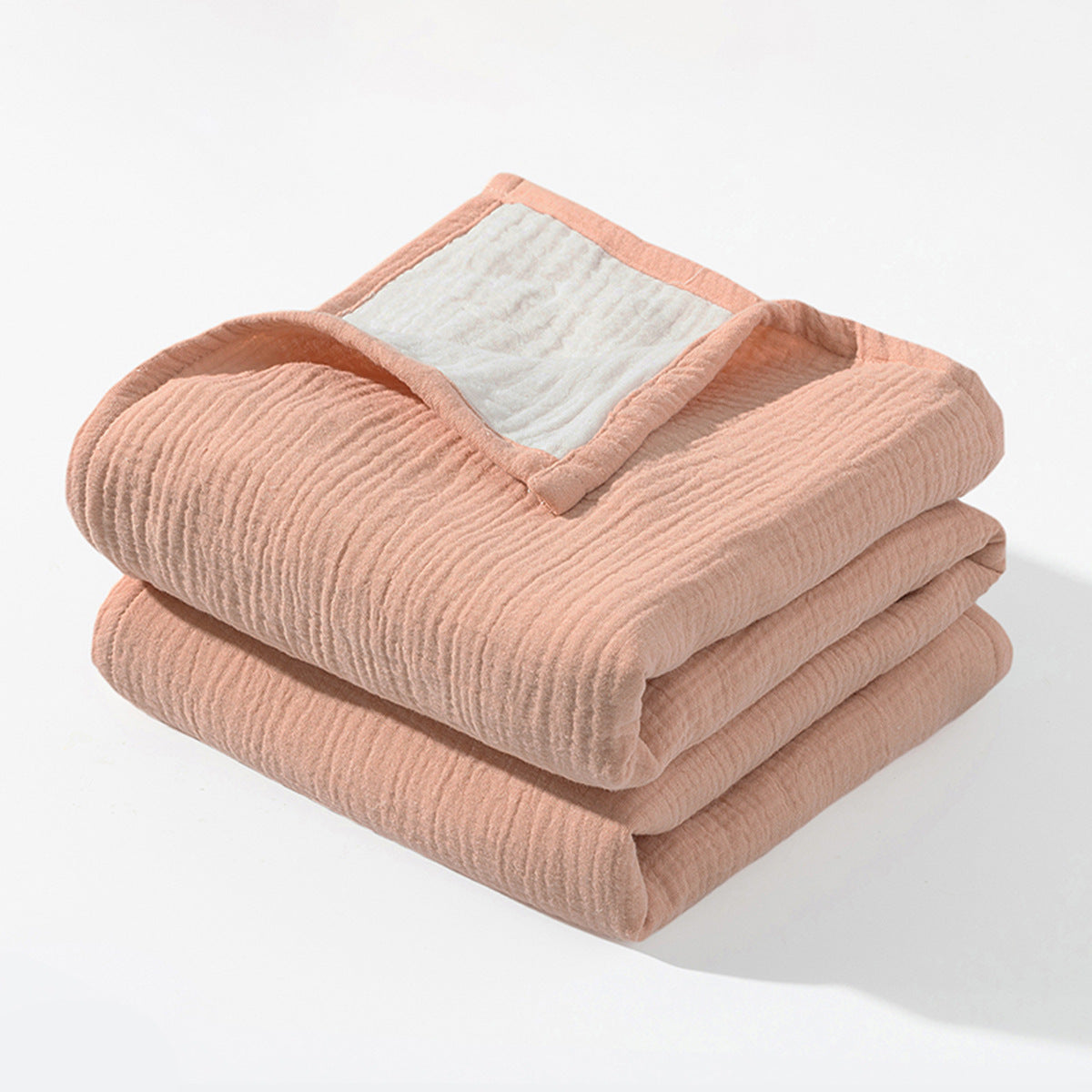 Double Color Crepe Baby Blanket
