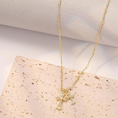 double cross pendant