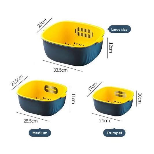 Double Draining Basket