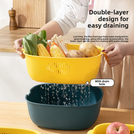 Double Draining Basket
