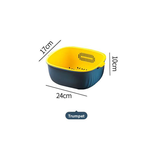 Double Draining Basket