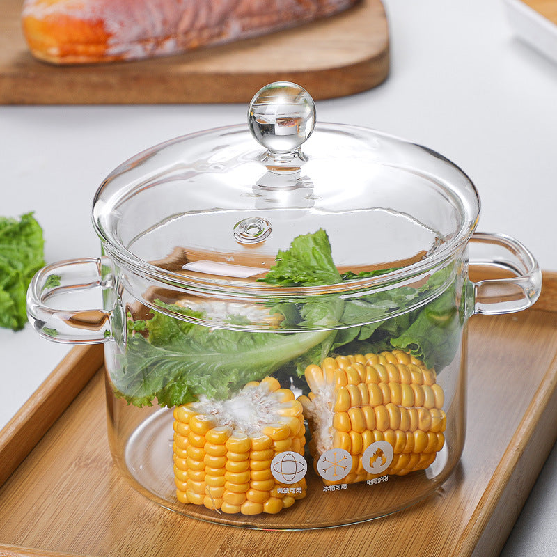 Double-Ear Glass Pot
