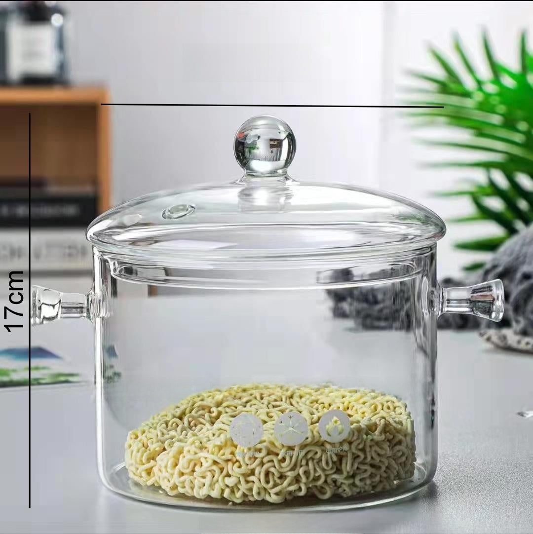 Double-Ear Glass Pot