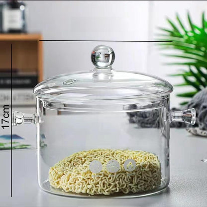 Double-Ear Glass Pot
