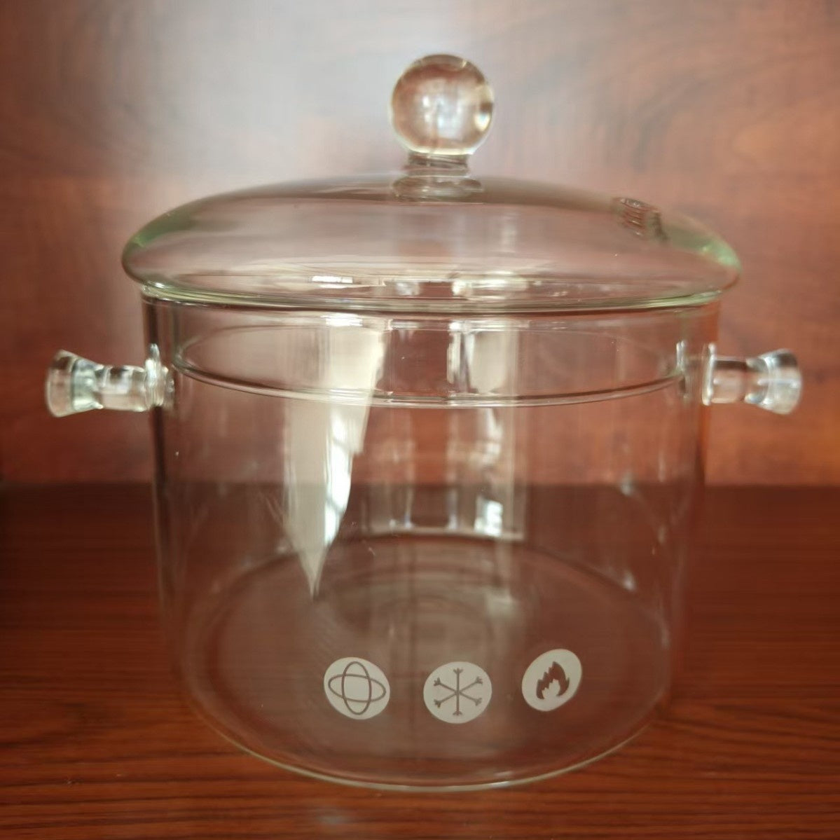 Double-Ear Glass Pot