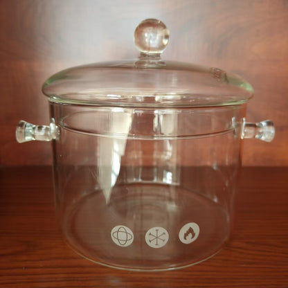 Double-Ear Glass Pot