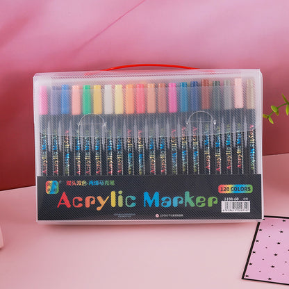 Double-Ended Acrylic Marker Pen Set
