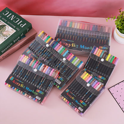 Double-Ended Acrylic Marker Pen Set