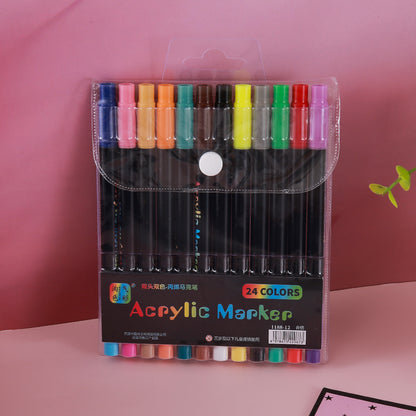 Double-Ended Acrylic Marker Pen Set