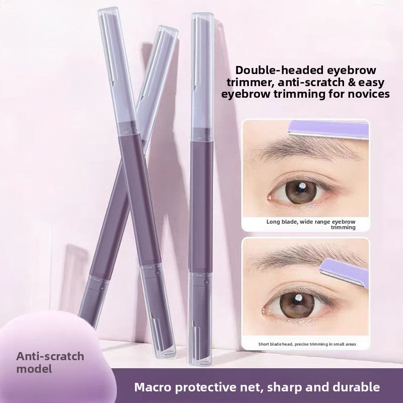 Double Ended Eyebrow Trimmer Tool