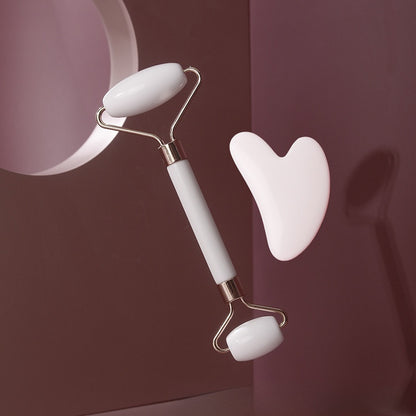 Double-Ended Facial Massage Roller and Scraping Board