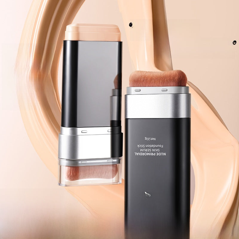 Double-ended foundation brush