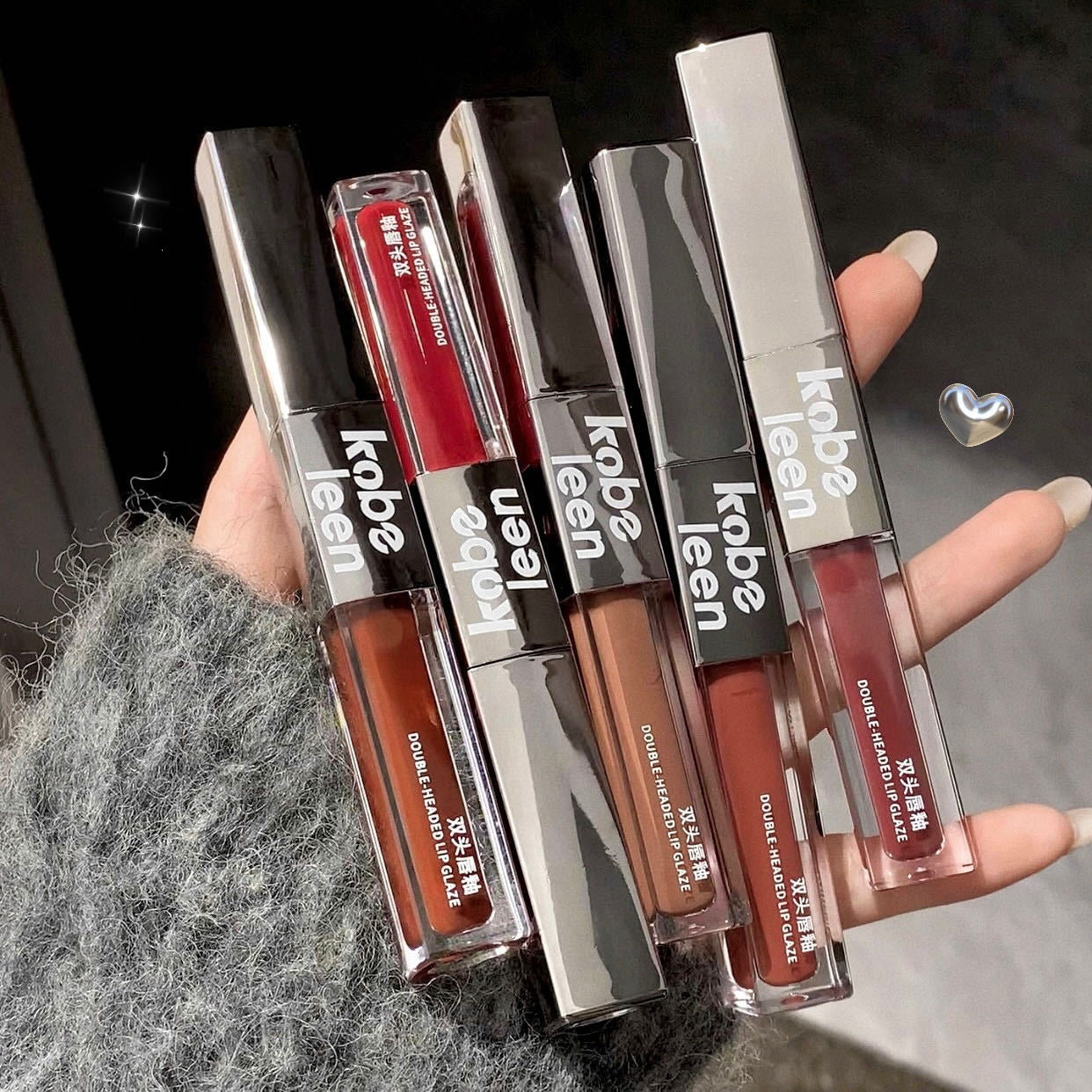 Double Ended Lip Glaze Velvet Matte Moisturizing Lipstick