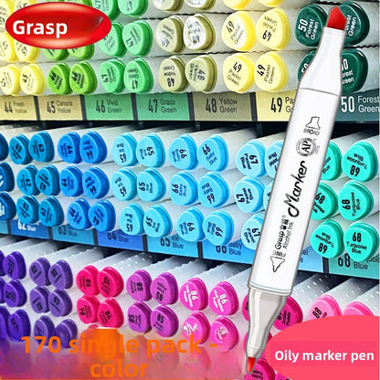 Double-Ended Oily Ink Marker Pens