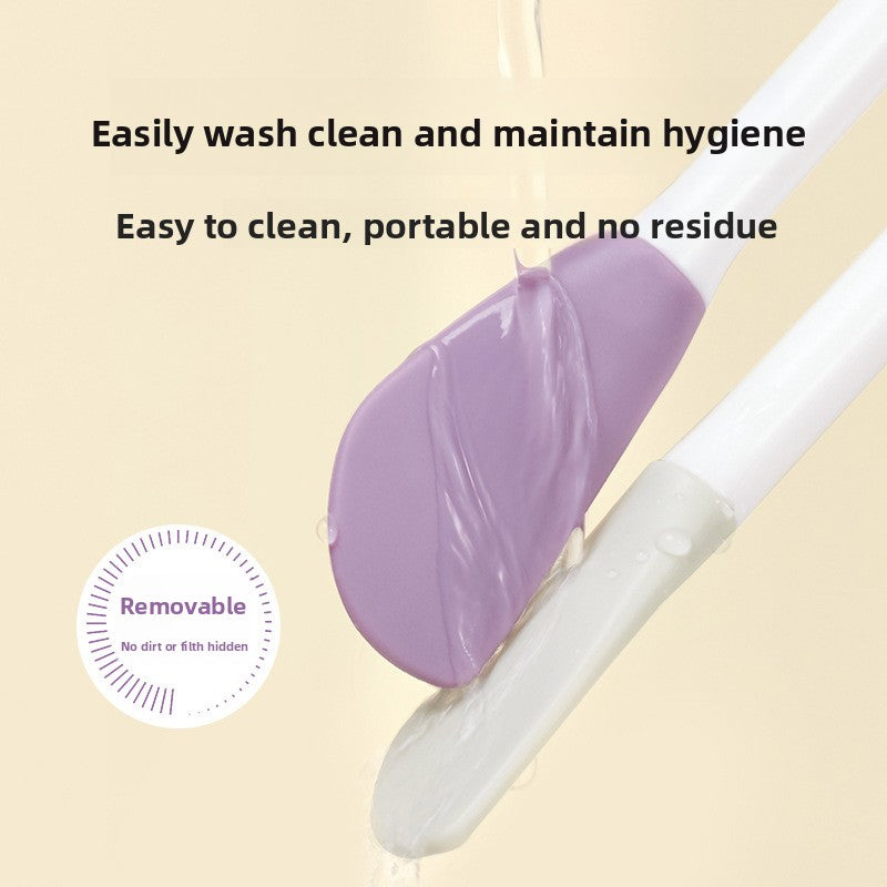 Double-Ended Silicone Facial Mask Application Brush