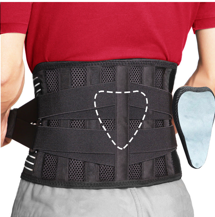 Double Fixed Pressure Support Fitness Waist Belt