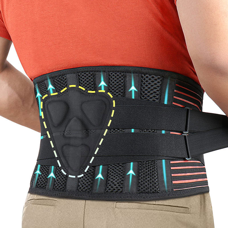 Double Fixed Pressure Support Fitness Waist Belt