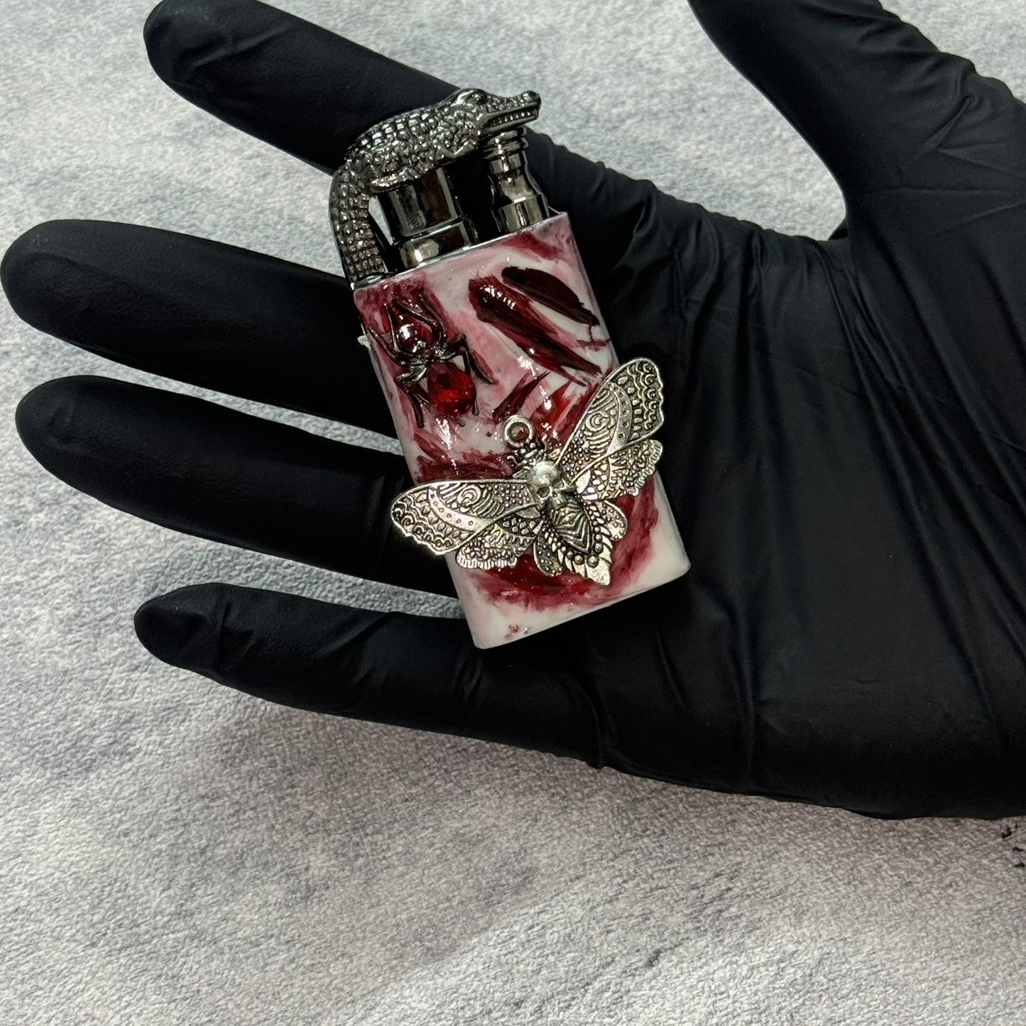 Double-flame handmade lighter