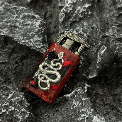 Double-flame handmade lighter