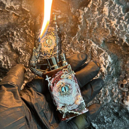 Double-flame handmade lighter