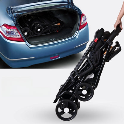 Double foldable stroller