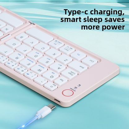 Double folding keyboard