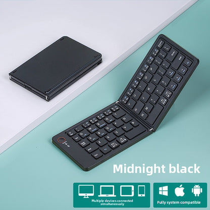 Double folding keyboard