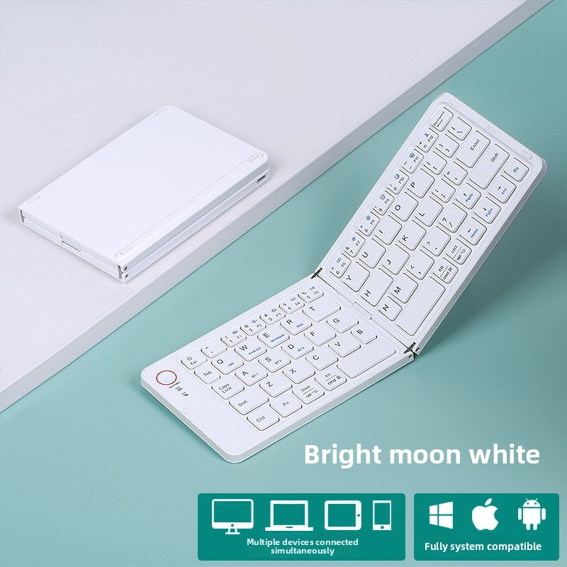 Double folding keyboard