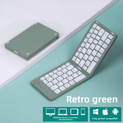 Double folding keyboard