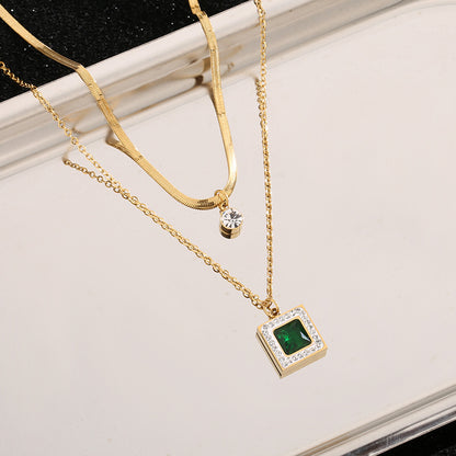 Double Gem Pendant