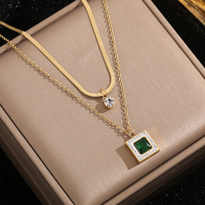 Double Gem Pendant
