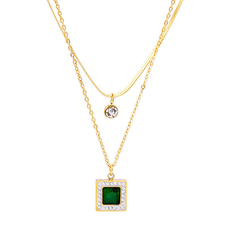 Double Gem Pendant
