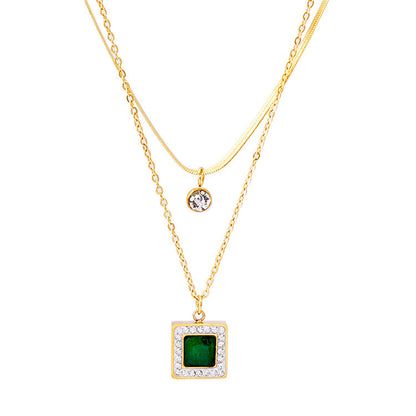 Double Gem Pendant