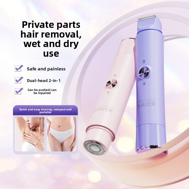 Double hair shaver