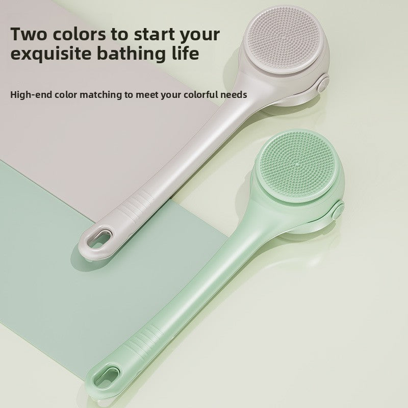 Double Handle Electric Bath Brush with 2-Speed Waterproof Design