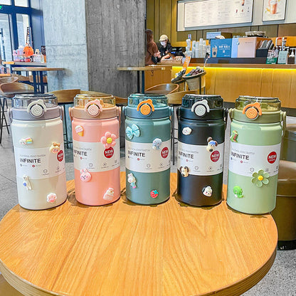 Double Handle Stainless Steel Insulated Water Bottle