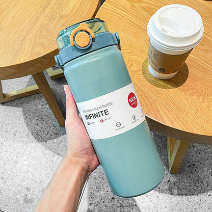 Double Handle Stainless Steel Insulated Water Bottle