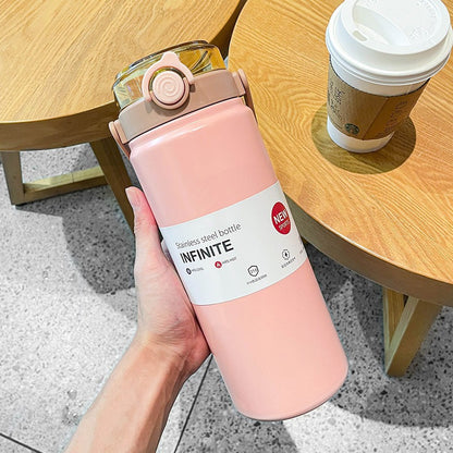 Double Handle Stainless Steel Insulated Water Bottle