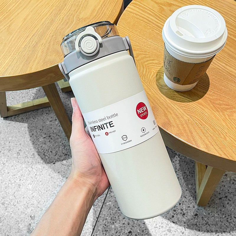 Double Handle Stainless Steel Insulated Water Bottle