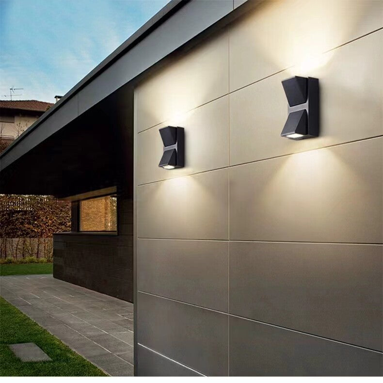 Double Head LED Outdoor Wall Light