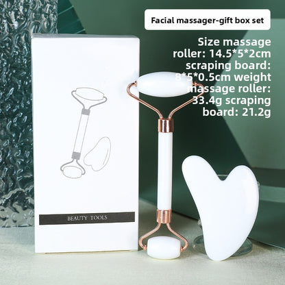 Double-head roller facial massager