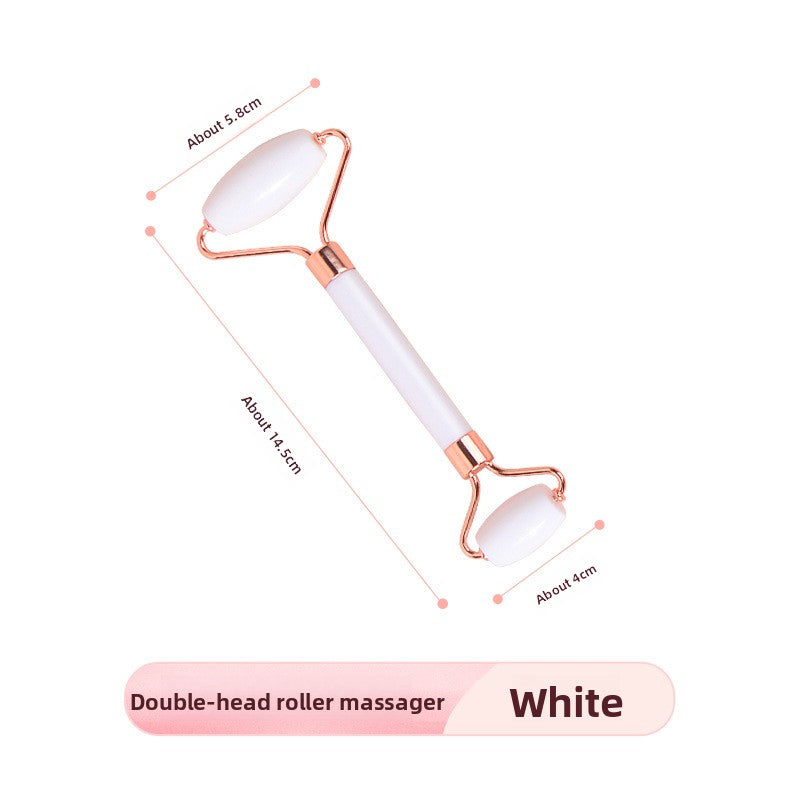 Double-head roller facial massager