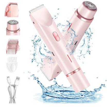 Double-head shaving device