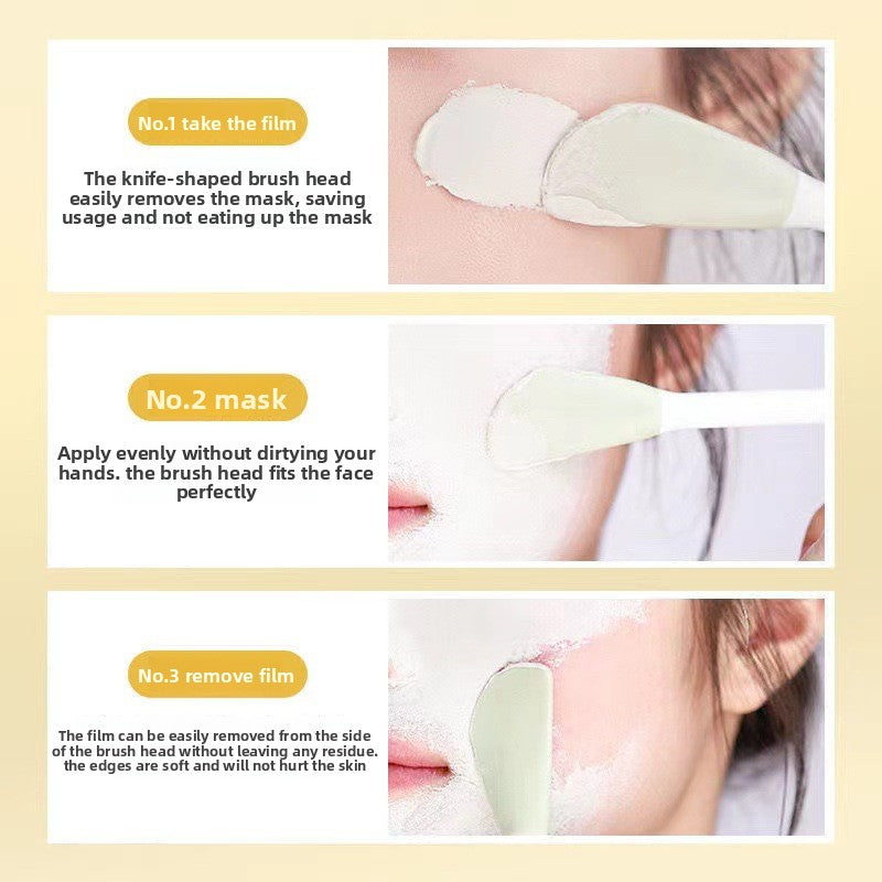 Double Head Silicone Facial Mask Brush