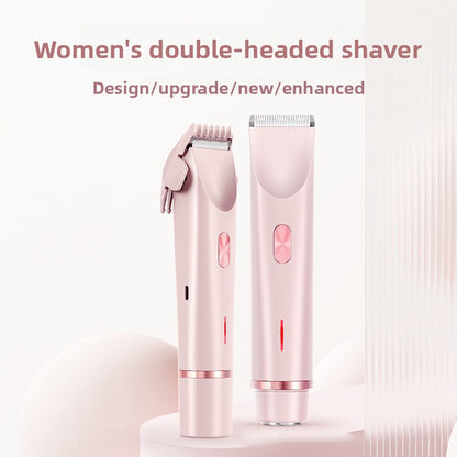 Double Head USB Rechargeable Hair Removal Shaver