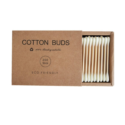 Double-headed colored removable makeup cotton swabs