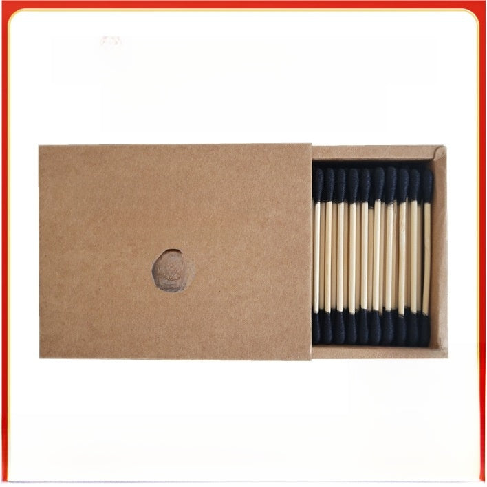 Double-headed colored removable makeup cotton swabs