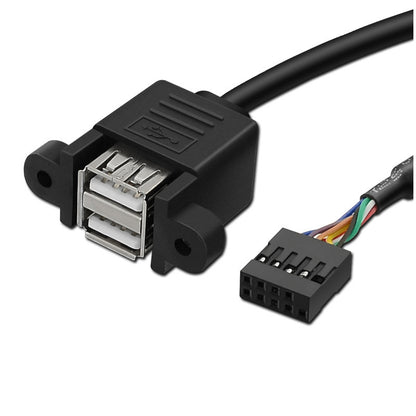 Double-headed connected wires
