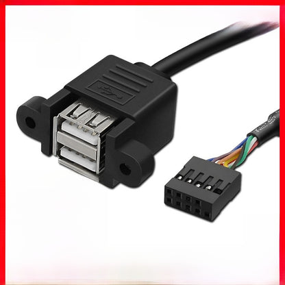 Double-headed connected wires