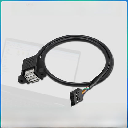 Double-headed connected wires